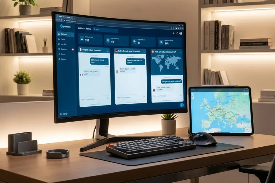 跨境电商多语言客服工具